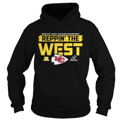 Hoodie Kansas City Chiefs 2018 AFC west division champions Reppin the west shirt