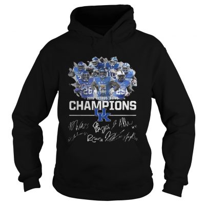 Hoodie Kentucky Wildcats 2019 Citrus Bowl Champions Signa shirt