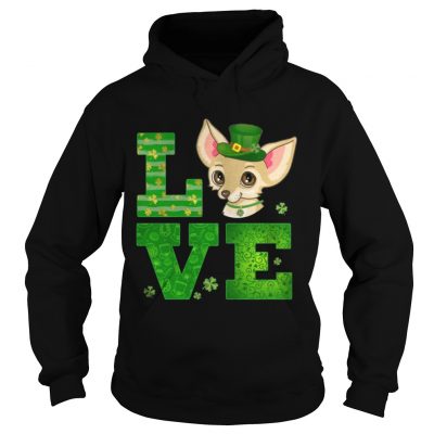 Hoodie Love Chihuahua St Patricks Day Green Shamrock TShirt