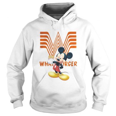 Hoodie Mickey Mouse Whataburger shirt