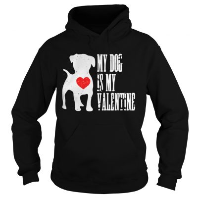 Hoodie My dog is my valentine shirt