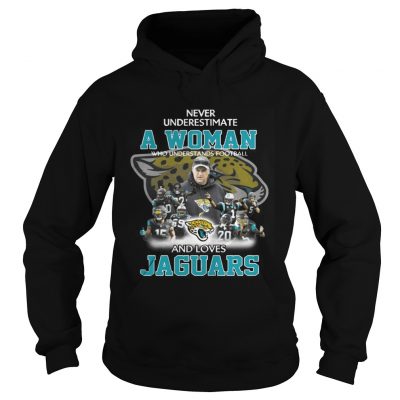 Hoodie Never Underestimate a Woman Who Understands Football And Loves Jaguars Tshirt