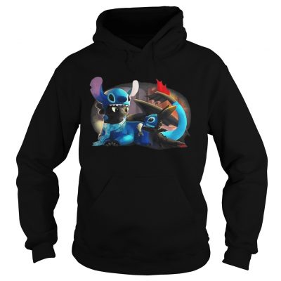 Hoodie Night Fury Toothless And Stitch Best Fiend Tshirt