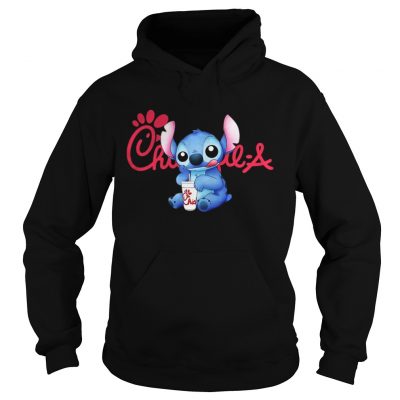 Hoodie Official Stitch drinking chick fil a shirt