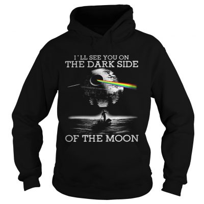 Hoodie Pink Floyd Ill see you on the dark side of the moon shirt