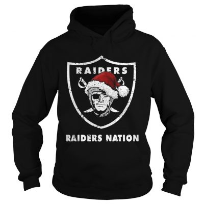 Hoodie Santa Oakland Raiders Nation Christmas ugly sweater