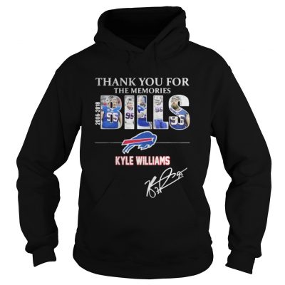 Hoodie Thank you for the memories Bills Kyle Williams 95 shirt