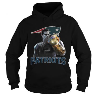 Hoodie TomBrady Thanos infinity gauntlet Patriots Shirt