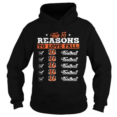 Hoodie Top 5 Reasons To Love Falls Bengals Football Team TShirt