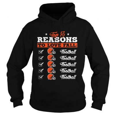 Hoodie Top 5 Reasons To Love Falls Browns Football Team TShirt