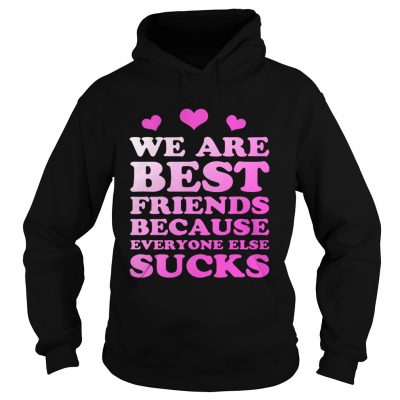 Hoodie We are best friends because everyone else sucks shirt