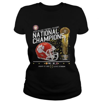 Ladies Tee 2019 College football playoff national champions 44 16 shirt