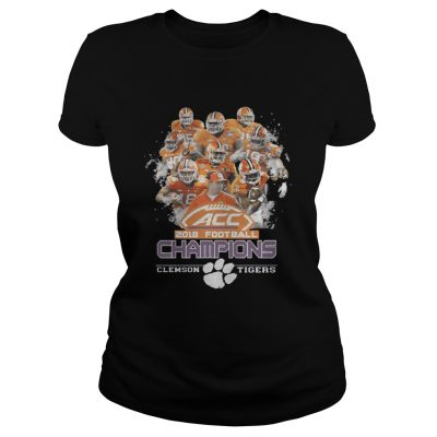 Ladies Tee ACC 2018 football champions Clemson Tigers shirt