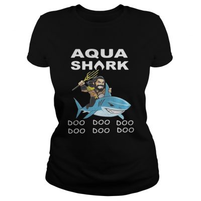 Ladies Tee Aquaman Shark doo doo doo shirt