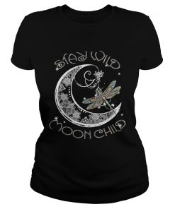 Ladies Tee Butterfly stay wild moon child shirt