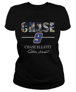 Ladies Tee Chase elliott signature Shirt