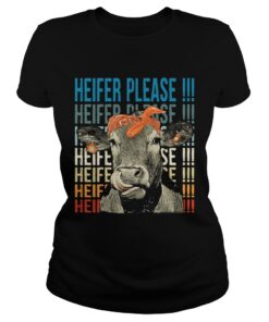 Ladies Tee Cow Heifer please shirt