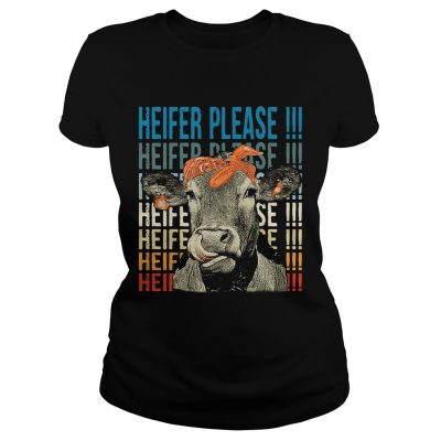 Ladies Tee Cow Heifer please shirt