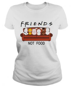 Ladies Tee Dairy cows duck pig rabbit horse sheep Friends not food