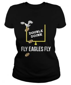 Ladies Tee Double Doink fly eagles fly shirt