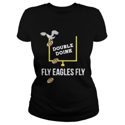 Ladies Tee Double Doink fly eagles fly shirt