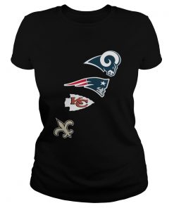 Ladies Tee Drake Curse Patriots Chiefs Rams Saints Shirt