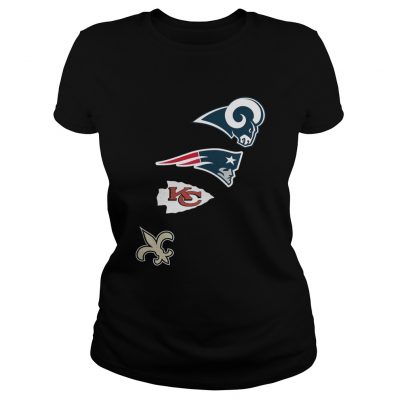 Ladies Tee Drake Curse Patriots Chiefs Rams Saints Shirt