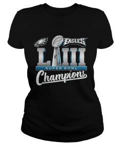 Ladies Tee Eagles LII champions shirt