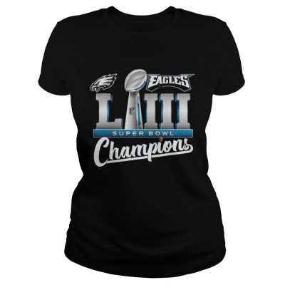 Ladies Tee Eagles LII champions shirt