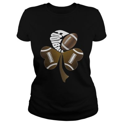 Ladies Tee Football Shamrock Heart Shirt