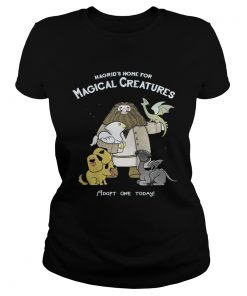 Ladies Tee Hagrids home for Magical Creatures adopt one today shirt