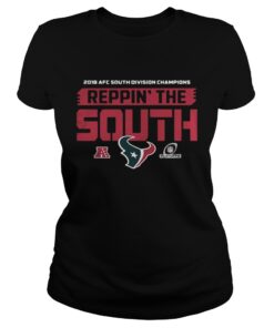 Ladies Tee Houston Texans 2018 AFC south division champions reppin the south shirt