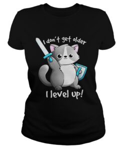 Ladies Tee I dont get older I level up shirt