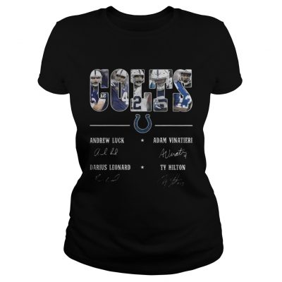 Ladies Tee IndianapolisColts Team Names Signature Shirt