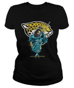 Ladies Tee Jaguarsman Aquaman And Jaguars Football Team TShirt