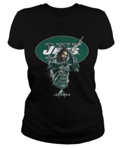 Ladies Tee Jetsman Aquaman And Jets Football Team TShirt