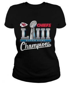 Ladies Tee LII Chiefs super bowl champions KC Kansas city shirt