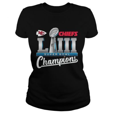 Ladies Tee LII Chiefs super bowl champions KC Kansas city shirt