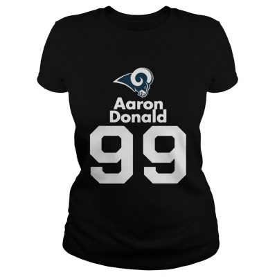 Ladies Tee Los Angeles Rams Aaron Donald No Shirt