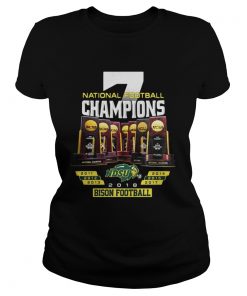 Ladies Tee National Football Champions NDSU North Dakota State Bison shirt