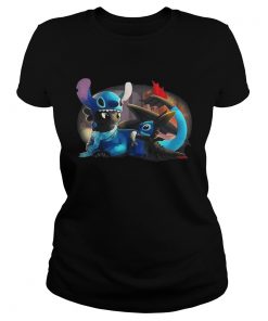 Ladies Tee Night Fury Toothless And Stitch Best Fiend Tshirt