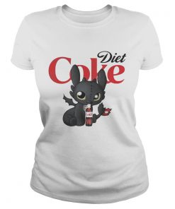 Ladies Tee Night Fury Toothless Diet Coke shirt