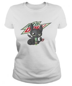 Ladies Tee Night Fury Toothless Mtn Dew shirt