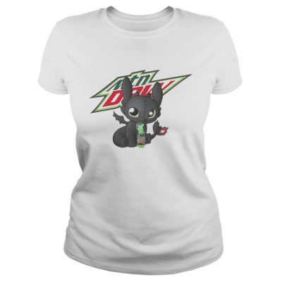 Ladies Tee Night Fury Toothless Mtn Dew shirt