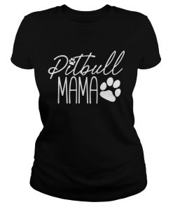 Ladies Tee Pitbull Mama Bella Canvas Shirt