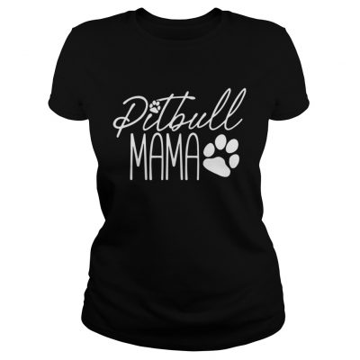 Ladies Tee Pitbull Mama Bella Canvas Shirt