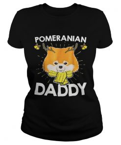 Ladies Tee Pomeranian Daddy shirt