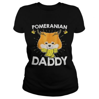 Ladies Tee Pomeranian Daddy shirt