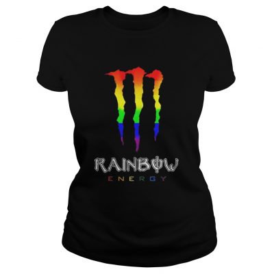 Ladies Tee Rainbow energy LGBT shirt