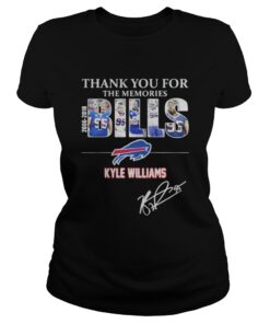 Ladies Tee Thank you for the memories Bills Kyle Williams 95 shirt